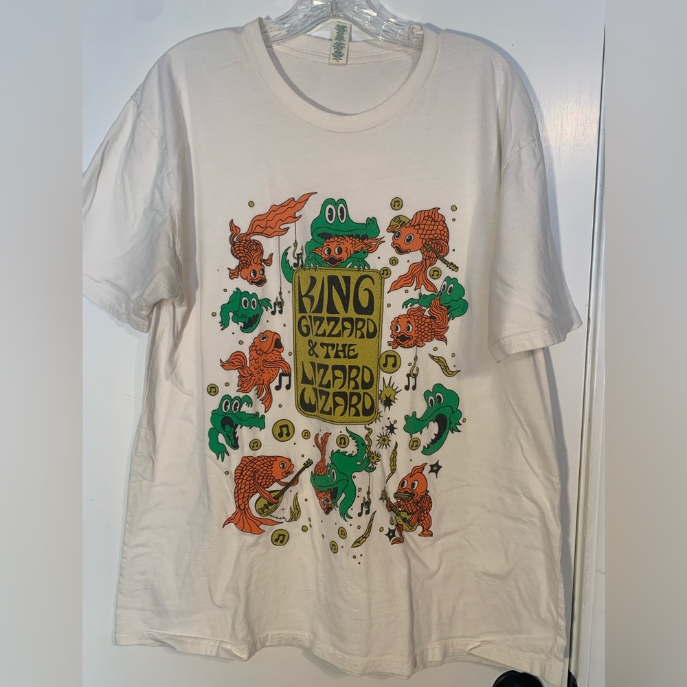 King Gizzard And The Lizard Wizard “Fishie” 100% organic cotton tee shirt